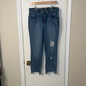 Distressed Denim Jeans